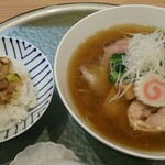 中華そば 深緑 - ツーショット 