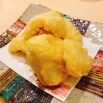 穏坐 - 鱧の天ぷら