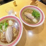 ラーメンちゃんneo - 二人ともトンテキミニコマギレ丼セット