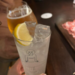 JOEAT CAFE - ビール(Cさん)とレモンサワーで乾杯♪