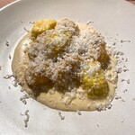 Ris. - かぼちゃのニョッキとヤングコーン ３種のチーズソース