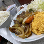 中華料理 ひろや - 酢豚定食ご飯大盛り(+100円)で1000円