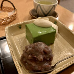 紀の善 - 抹茶ババロア　961円