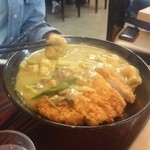 手打ちうどん 初海家 - カツカレーうどん