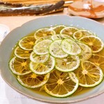 蕎麦割烹  倉田 - 酢橘冷かけ蕎麦