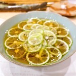 蕎麦割烹  倉田 - 酢橘冷かけ蕎麦