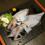 ささいずみ - イカの活き造り ¥2,080