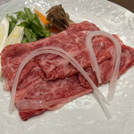 御宿 瑞鷹 - サシが綺麗な松坂牛のしゃぶしゃぶ