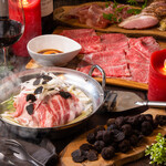 クラフトビール×チーズ＆肉バル Rotie - イベリコ豚トリュフしゃぶしゃぶ