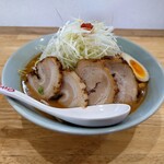 くるまやラーメン - 2022年9月　ねぎみそチャーシュー（リニューアル3周年ねぎ祭りVer.） 1170円