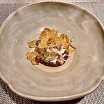 すし みむろ - 渡り蟹 土佐酢ジュレ掛け