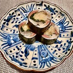 すし みむろ - 鰯の海苔巻き