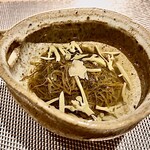 すし みむろ - モズクとジュンサイ