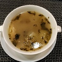 中国料理 「王朝」 ヒルトン東京 - 魚と冬瓜、高菜入りスープ　美味しい