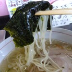 中華麺房 東龍 - 「海苔」はマキマキ♭