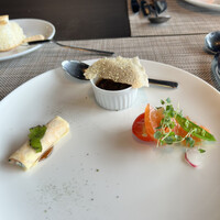 FaRo Italiano - 前菜2 カルパッチョ、牛赤ワイン煮、クリームチーズ巻