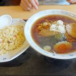 鳩の巣 - 半ちゃーはん+ラーメン　900円