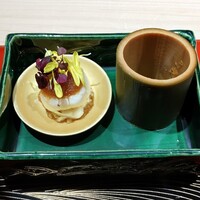 御料理 竹寳 - ホタテ炙り
