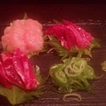 Sumibi Yakitori Otonari - お刺身３種盛り