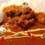 道草屋 - チキンカレー（アップ）