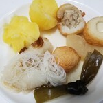 佃忠 - おでん数々。