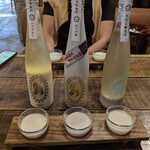 ALL WRIGHT sake place - 木花之醸造所飲み比べセット