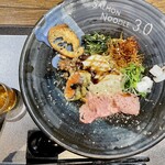 サーモンnoodle3.0 - ☆☆ 汁なしポルチーニ〜タイム風味のコンソメ添え〜 ☆☆（¥1,200）