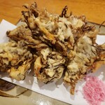 居酒屋 海 - もずくの天ぷら