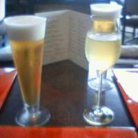 広東料理 センス - ビールと冷たい青茶で乾杯☆