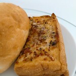 サンドイッチパーラー楽楽 - 【3種の茸 クロックムッシュ ハーフ】