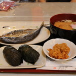 熊野古道おもてなし館 - めはり寿司定食税込750円