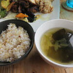 feliz&rico - 玄米入りご飯とスープ
