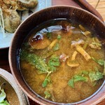 野中鮮魚店 - ｢赤だし｣はインスタントσ(^_^;)