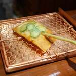 串かつ あーぼん - 海老とオクラ