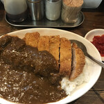 らーめん優月 - 厚切りカツカレー