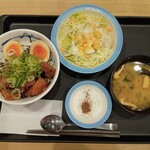 Matsuya - 魯肉飯野菜セット