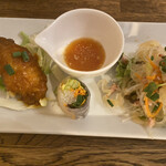 タイ料理 スワンナプームタイ 大阪 - 前菜プレート