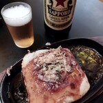 大衆昭和居酒屋 川崎の夕焼け一番星 - ダニエルのお好み焼き&サッポロラガービール