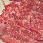 炭火焼肉くらた - 和牛しゃぶしゃぶ100g定食(\1,430)