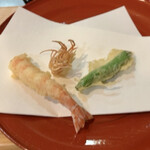 天喜 - 海老、ししとう