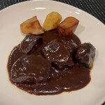 彩香亭 - イベリコ豚頬肉赤ワイン煮(\1,600)　盛り付け例