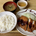 Marunaka - とんかつ定食タレあり（¥850）（税込）