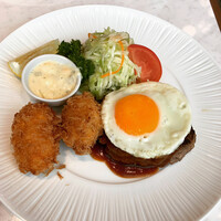 レストラン ケルン - コンボランチ　ハンバーグ＆カニクリーム