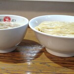 ラーメン人生JET600 - 鶏煮込みつけ麺(大盛り)