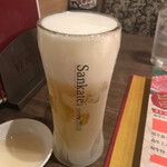 San ka tei - ビールが飲めるのも連れ合いのお陰です、いつも感謝。