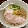 貝だしらぁ麺と鶏白湯らぁ麺 ふじを - 「柚子と貝出汁の冷やしらぁ麺」913円也。税込。