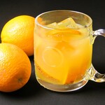 橘子冷凍酸味雞尾酒鮮榨