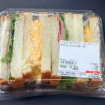 ディオ - ハムとたまごのミックスサンド (税抜)184円 ※開封前 (2022.09.19)