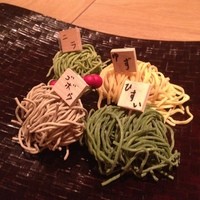 広尾はしづめ - 本日の麺。4種類からチョイス。