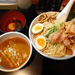 一条流がんこ総本家分家四谷荒木町 - 甘エビつけ麺（大）1,400円＋100円（大盛）